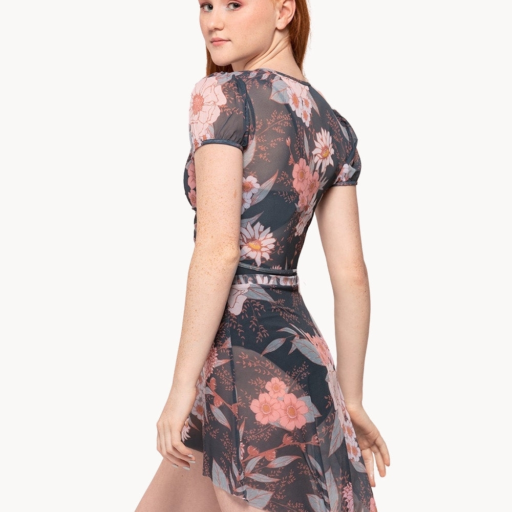 Eleve Symphony Mesh High Low Skirt, L - Picture 4 of 6